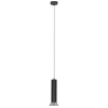 Wisząca lampa nad stół MARENZO LE45605 metalowa czarna brązowa