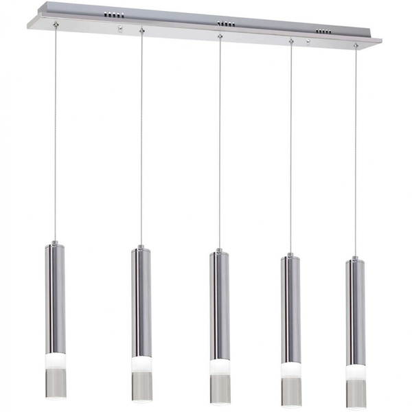 LAMPA wisząca ICE ML323 Milagro zwis OPRAWA listwa sufitowa LED 25W 4000K tuby sople chrom