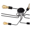Loftowa lampa sufitowa Lester 21112/08/30 Lucide metalowa czarna