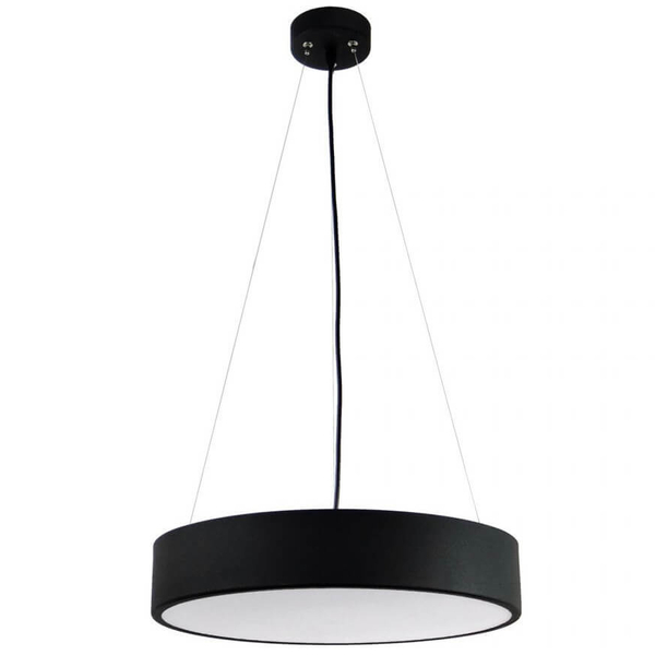 Wisząca lampa okrągła Cleo 137623690241 Team jadalniana nad stół czarna