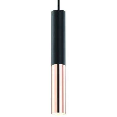 Lampa wisząca słupek Slimi S Orlicki Design do systemu szynowego 1-fazowego czarna różowe złoto