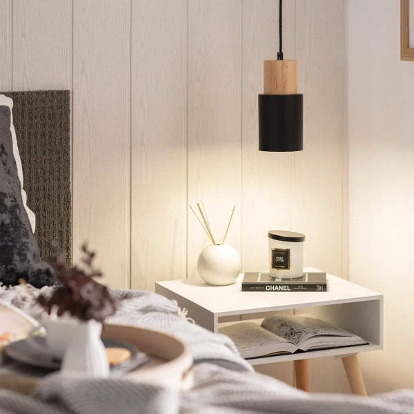 Lampa wisząca nad stół tuba Vita ABR-ZE27-VITA-C do kuchni czarna