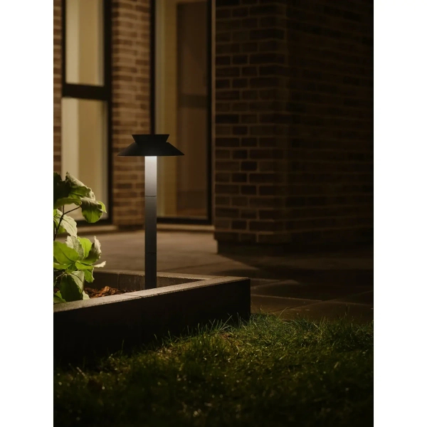 Stojąca lampa zewnętrzna Justina 2418098050 LED 5W 3000K IP44 antracyt