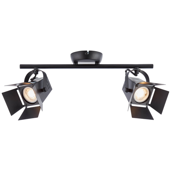 Metalowa lampa sufitowa Movie G08913/76 filmowe reflektory czarne matowe