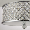 Kryształowa lampa sufitowa Hudson HUDSON-3CH Endon chrom przezroczysta
