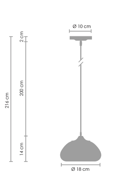 Lampa wisząca lustrzana Victory glow ST-9002S COPPER Step okrągła miedziana