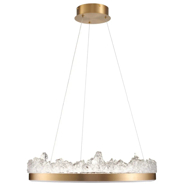 Pierścieniowa lampa wisząca Montana ST-6490P/1 LED 26W 3000K ring złoty