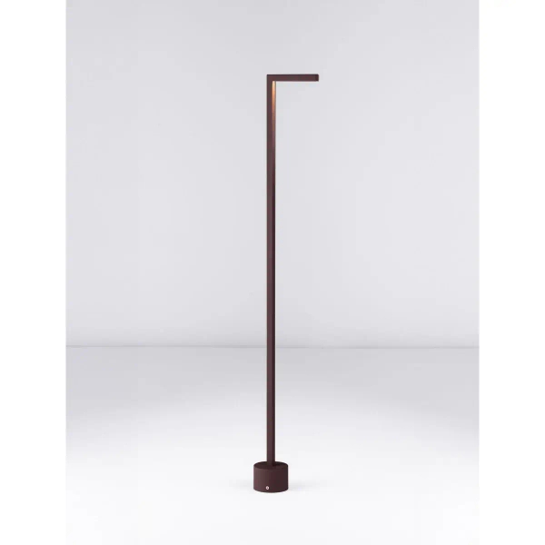 Stojąca lampa na taras BERENDA LE75142 LED 5W 3000K IP65 rdzawy