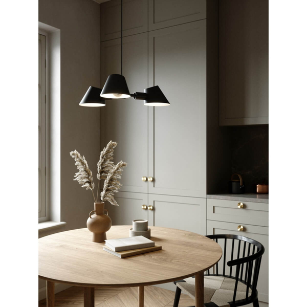 Wisząca lampa potrójna Stay 2120703003 nad stół czarny