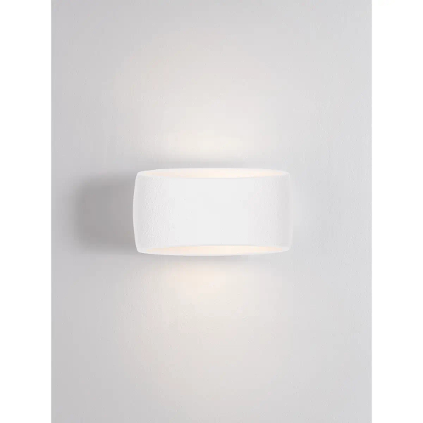 Gipsowa lampa ścienna LORVINA LE45574 do jadalni biała