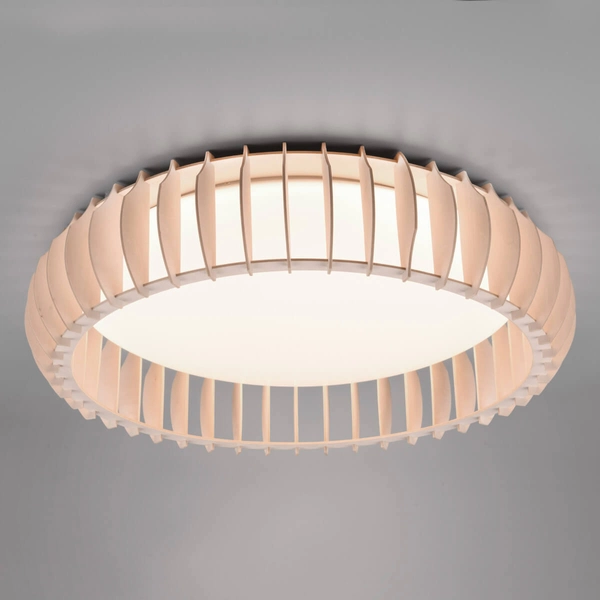 Lampa nasufitowa Monte R62171930 RL Light LED 38W 3000-6500K drewniana
