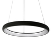 Wisząca lampa salonowa Alessia LED 40W 4000K ring nad stół czarny