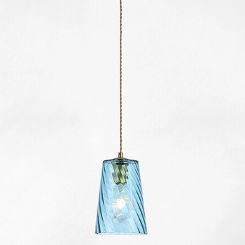 LAMPA wisząca AZURINE 5226 Rabalux szklana OPRAWA zwis niebieski złoty