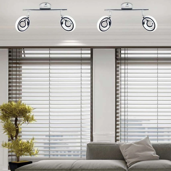 LAMPA sufitowa CELT 92-62017 Candellux metalowa OPRAWA listwa LED 12W 3000K spot reflektorki chrom