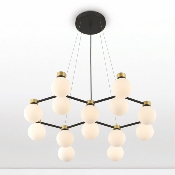 Wisząca lampa molekułowa CAMINOS LE44544 złoty czarny biały