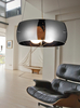 Nowoczesna lampa wisząca Cosmo do przedpokoju chrom