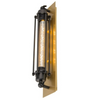 Lampa ścienna Retro Loft ABIGALI-KR-E27-GOLD-BLACK złota czarna