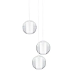 Wisząca lampa balls nad stół Starlight ST-9228-3 Step kryształowa chrom