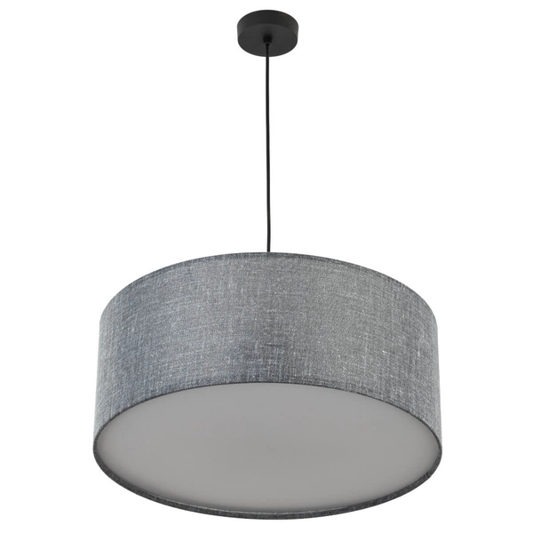 Lampa zwisowa do gabinetu Earth 4654 round walec okrąg grafitowa