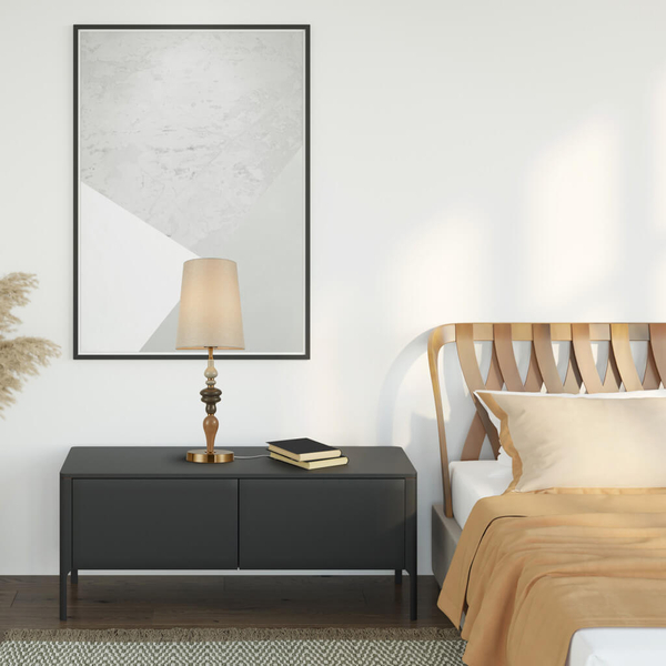 Lampka nocna Moren TB-84678A-AB dekoracyjna metalowa brązowy morelowy