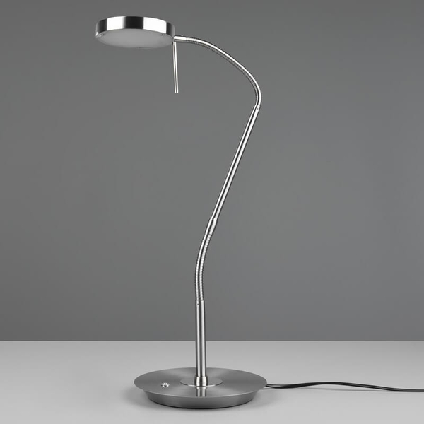 Regulowana lampka biurkowa NEMIO DL107523310 LED 12W 2300-4000K srebrny