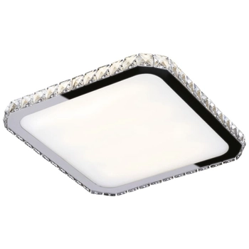 Salonowy plafon glamour PREZZIO C0118 Maxlight LED 24W 3000K kwadrat biały