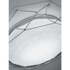 LAMPA sufitowa 98-66244 Candellux metalowa OPRAWA plafon modernistyczny LED 24W 3000K z efektem gwiazd biały czarny