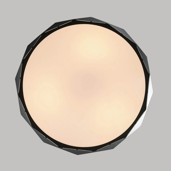 LAMPA wisząca REUS LP-8069/1P BK Light Prestige metalowa OPRAWA geometryczna zwis okrągły czarny