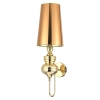 Kinkiet ścienny z abażurem Queen MB-8046-18 gold Step hampton złoty