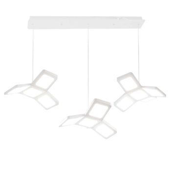 Lampa wisząca PIXELS ML195 zwis LED 75W 4000K listwa sufitowa kaskada biała