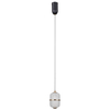 Lampa wisząca owalna Alani PND-34375-1-BK LED 6W 3000K szklana czarny złoty