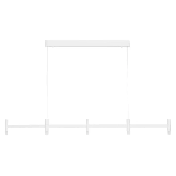 Metalowa lampa wisząca nad stół CORVETA LE45430 LED 21W 2700K biała