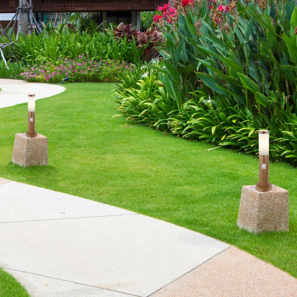 Słupek LAMPA ogrodowa BOSTON 3158SW Globo stojąca outdoor IP44 brązowa