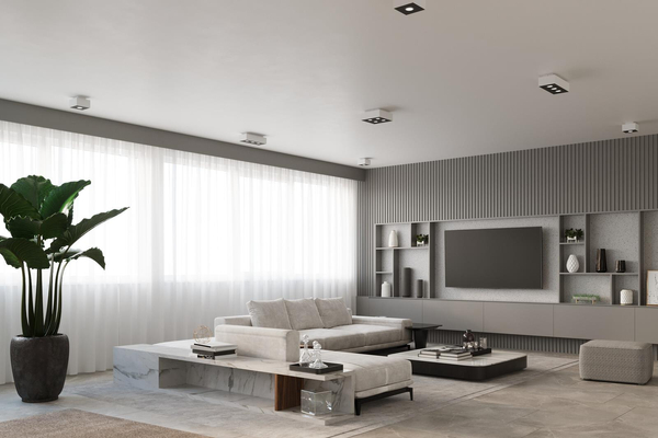 Downlight LAMPA sufitowa SL.0068 prostokątna OPRAWA metalowa biała