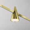 Lampa szynowa magnetyczna Keila TR146-1-5W2.7K-BS-DE LED 5W 2700K mosiądz
