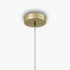 Kopułowa lampa zwisająca Antic MOD302PL-01CG1 do salonu mosiądz