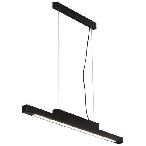 LAMPA wisząca OTARU 5572 Shilo metalowa OPRAWA listwa ZWIS prostokątna LED 14,4W 3000K belka czarna