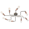 Wielopunktowa lampa sufitowa Hal 81610 retro miedziany cyna