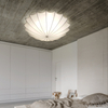 Designerski plafon abażurowy Form 9672 biała lampa nad łóżko
