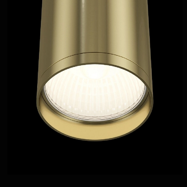 Sufitowa LAMPA downlight FOCUS S C052CL-01BS Maytoni metalowa OPRAWA spot plafon tuba mosiądz