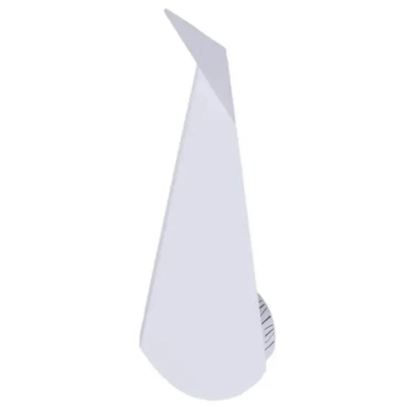 Metalowy kinkiet ścienny ORIGAMI PAWN-W LED 3W 3000K ptak biały