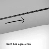 Magnetyczna szyna Magneto Abigali LWQ-1M-TRIM do salonu czarna 