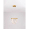 Owalna wisząca lampa ZARLINO LE45391 LED 20W 3000K złota