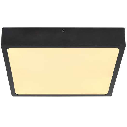 LAMPA sufitowa ECHO 12369-22 Globo metalowa OPRAWA kwadratowa LED 22W 4000K plafon czarny