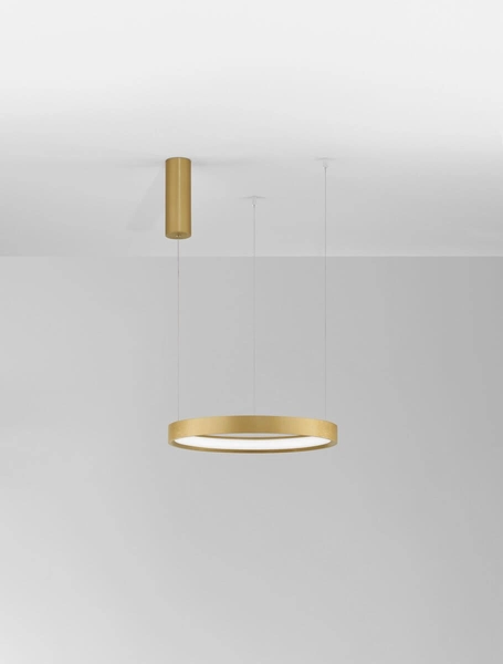 Lampa wisząca ZACAPU LE42789 obręcz nad stolik LED 30W 3000K złota