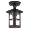 Przysufitowa lampa latarnia Hereford BL21A-BLACK Elstead IP43 przezroczysta czarna