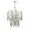 Wisząca lampa na łańcuchu ODILE ODI0620 glamour szampański przezroczysty