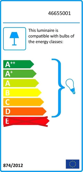 Stojąca LAMPA stołowa LARGO 46655001 Nordlux biurkowa LAMPKA metalowa na trójnogu biała