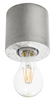 Sufitowa LAMPA natynkowa SL.0678 okrągła OPRAWA plafon tuba downlight betonowy szary