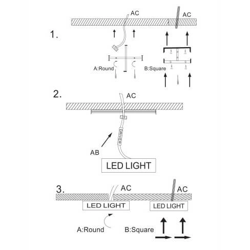 Oprawa sufitowa plafon Zon C032CL-L12B4K LED 12W czarny
